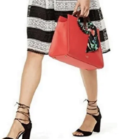 RARE Gorgeous, Red Kate Spade Ridgefield Street Katrina Handbag - Picture 12 of 13
